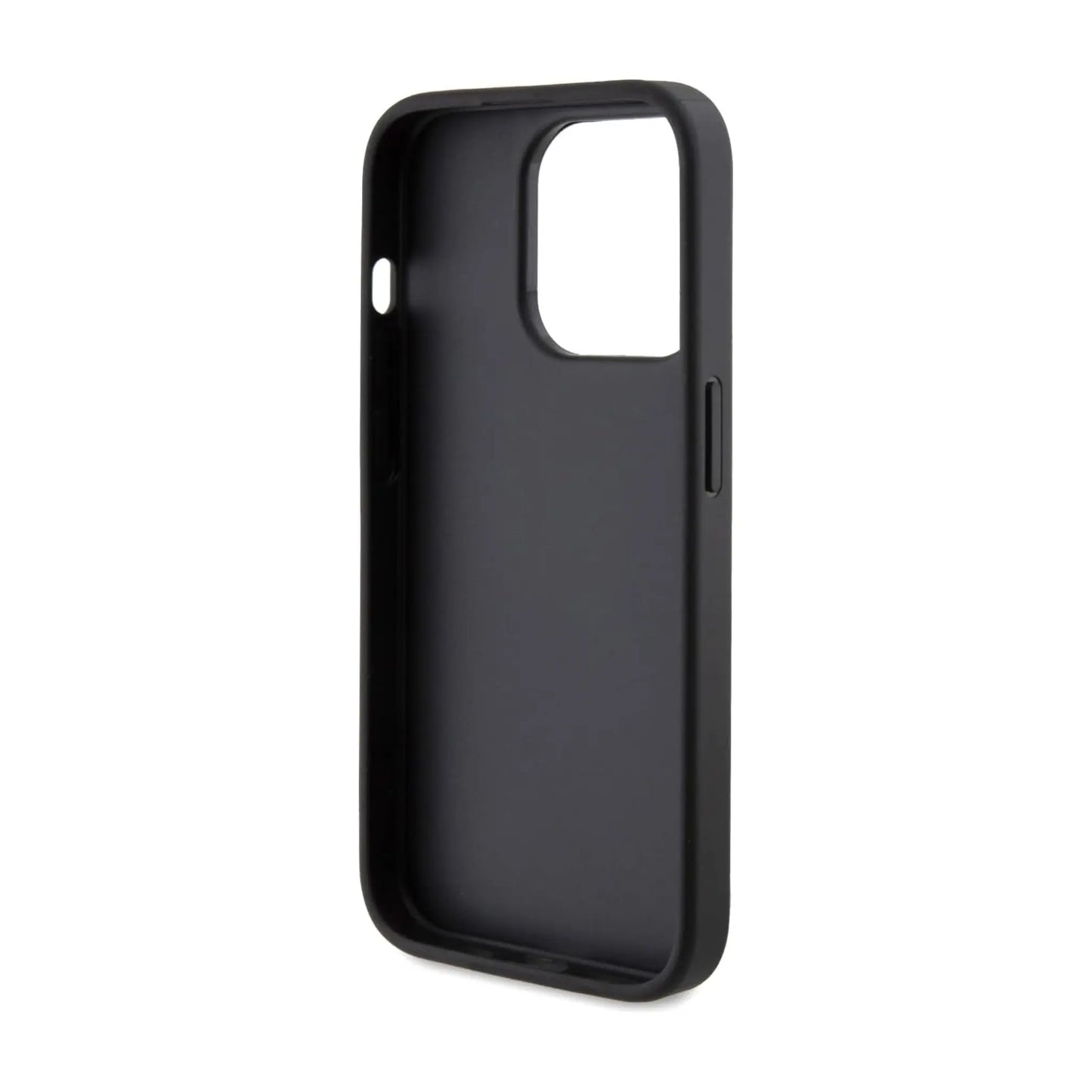 Guess Glitter Script 4G Case, Schwarz - iPhone 15 Pro Max