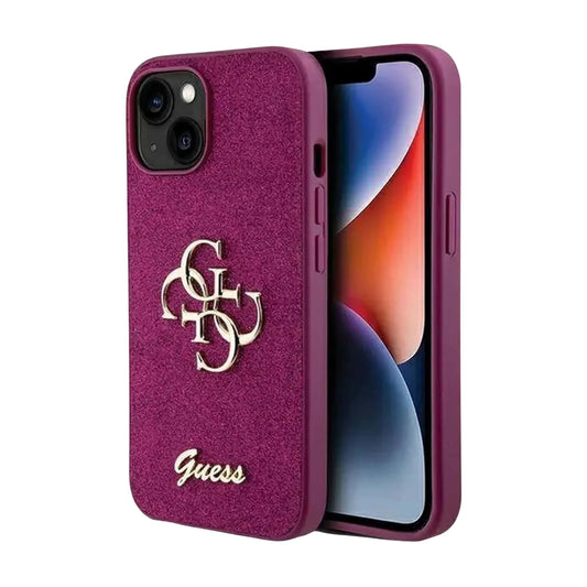 Guess Hülle Back Cover Lila - iPhone 15 Pro
