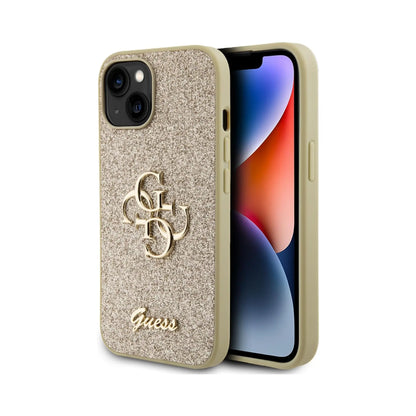 Guess Big 4G Hülle Gold – iPhone 15