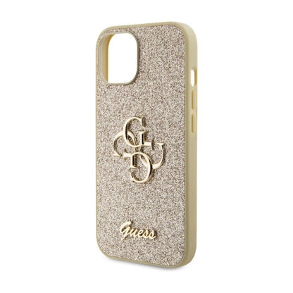 Guess Big 4G Hülle Gold – iPhone 15