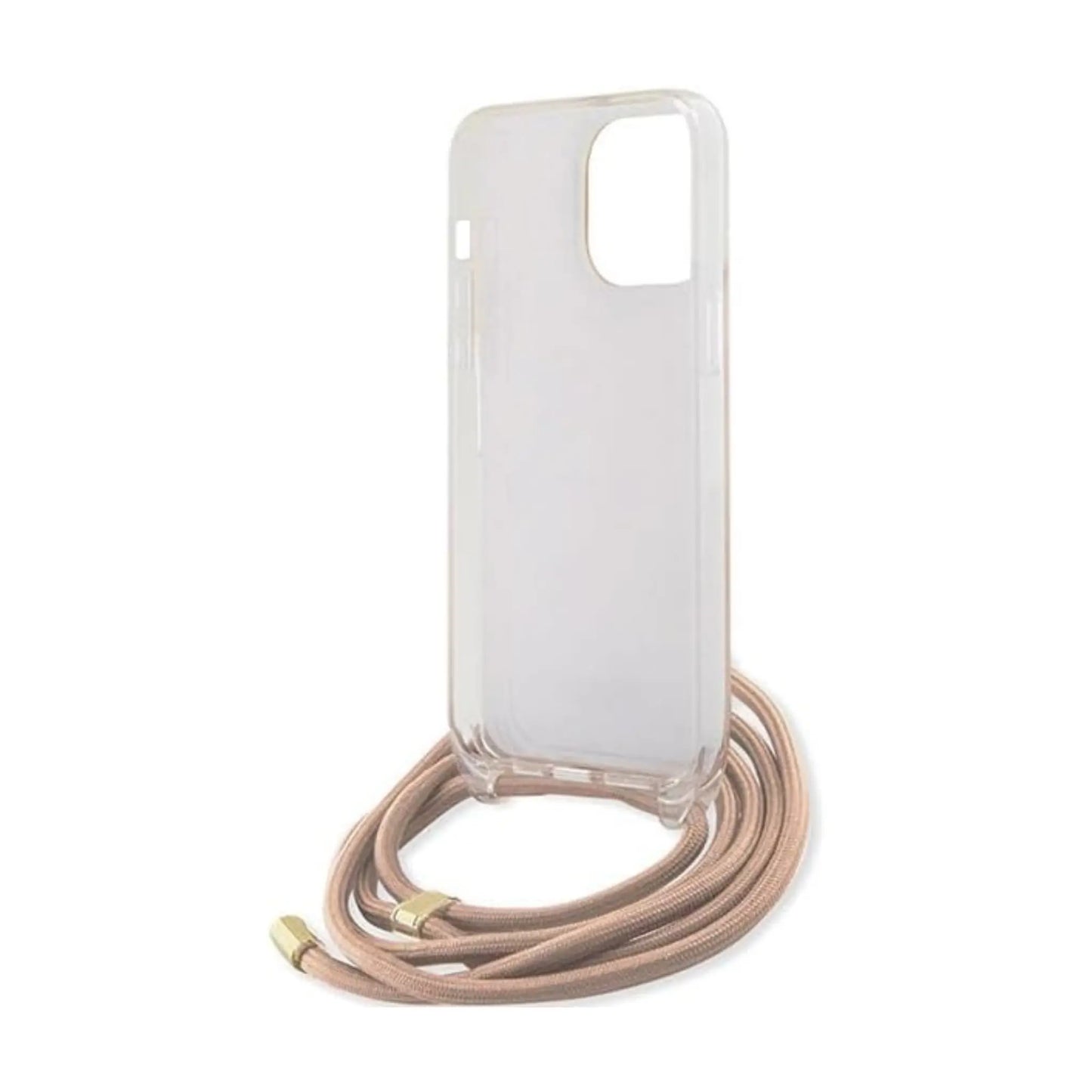 Guess Crossbody Cord 4G Print Hülle – iPhone 15 Pro Pink