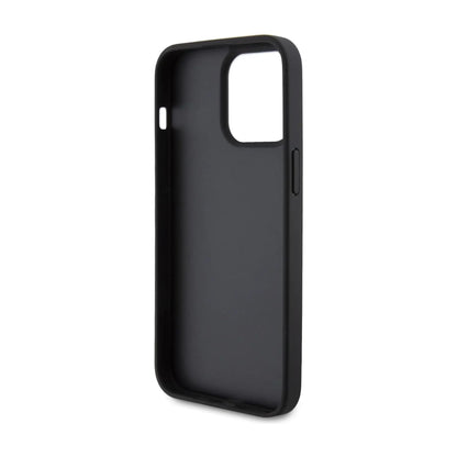 Guess iPhone 15 Pro Max Back cover case - Quilted 4G classic - Black