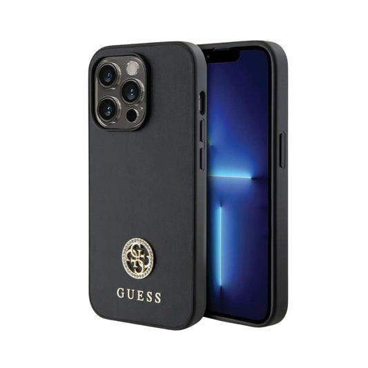 Guess Hülle GUHCP14LPS4DGPK Schwarz - iPhone 14 Pro