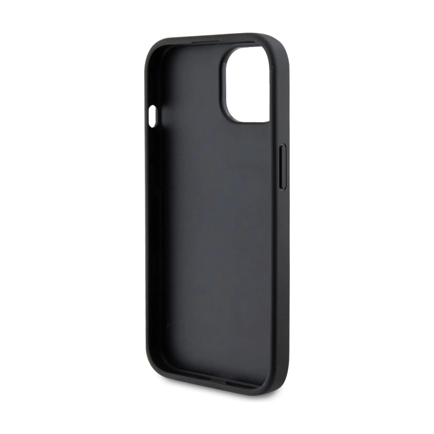 Guess 4G Strass Metall Logo, Schwarz - iPhone 15