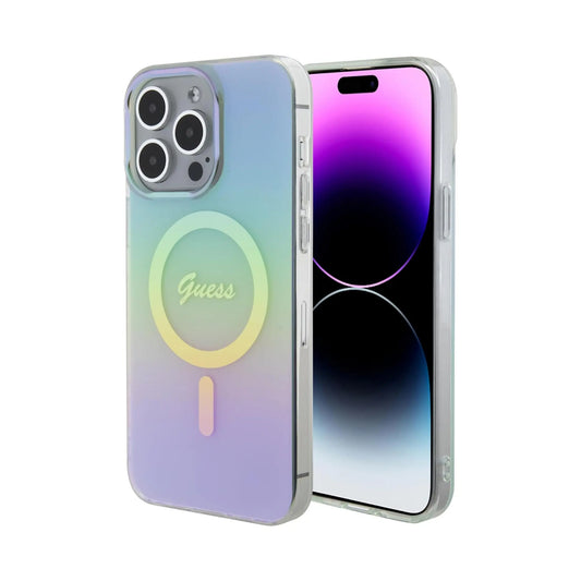 Guess Hülle GUHMP15XHITSQ Türkis - iPhone 15 Pro Max