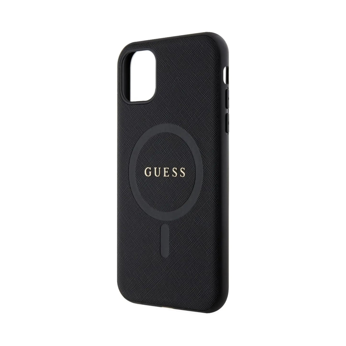 Guess Saffiano Für Magsafe Schwarz - iPhone 11