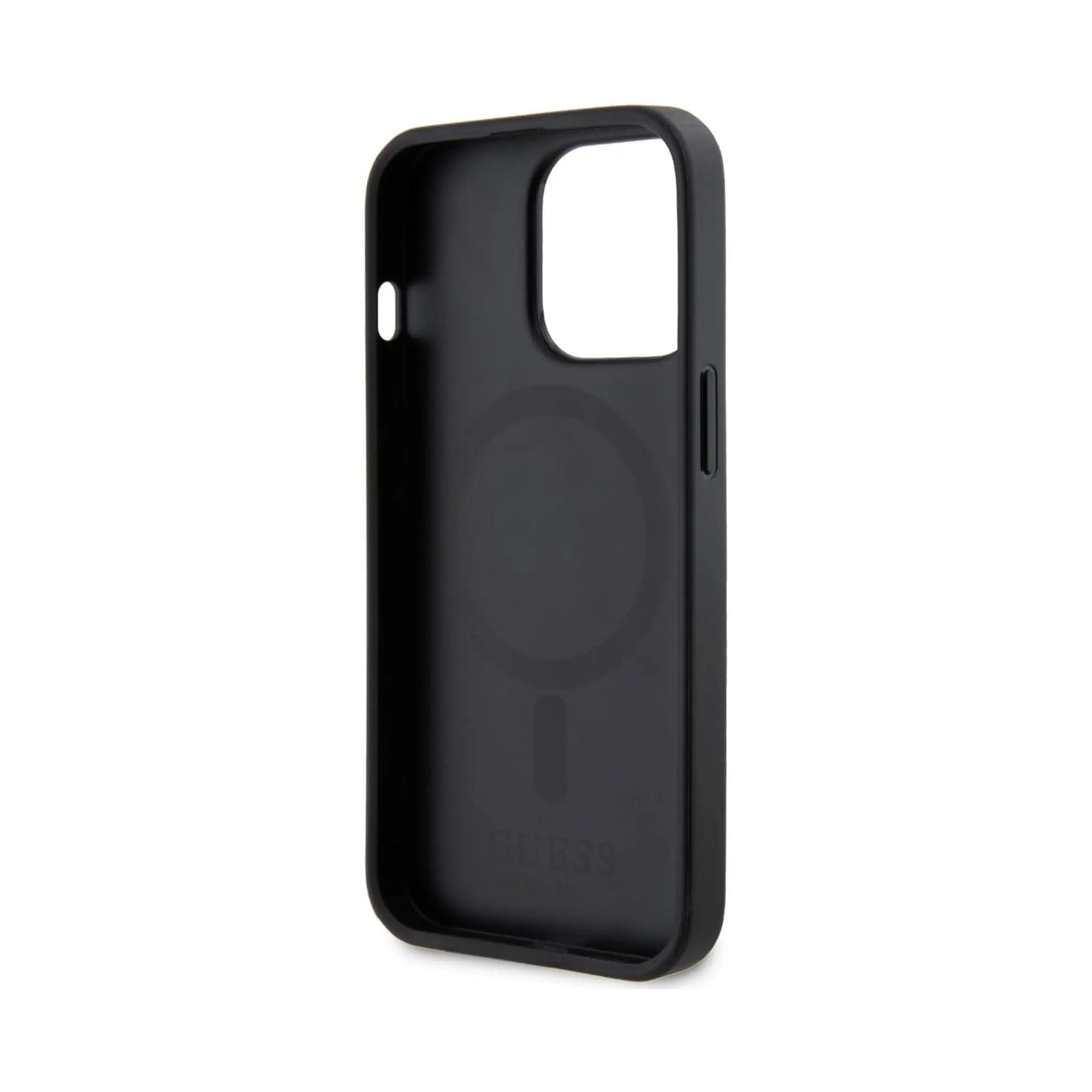 Guess Saffiano Für Magsafe Schwarz - iPhone 13 Pro