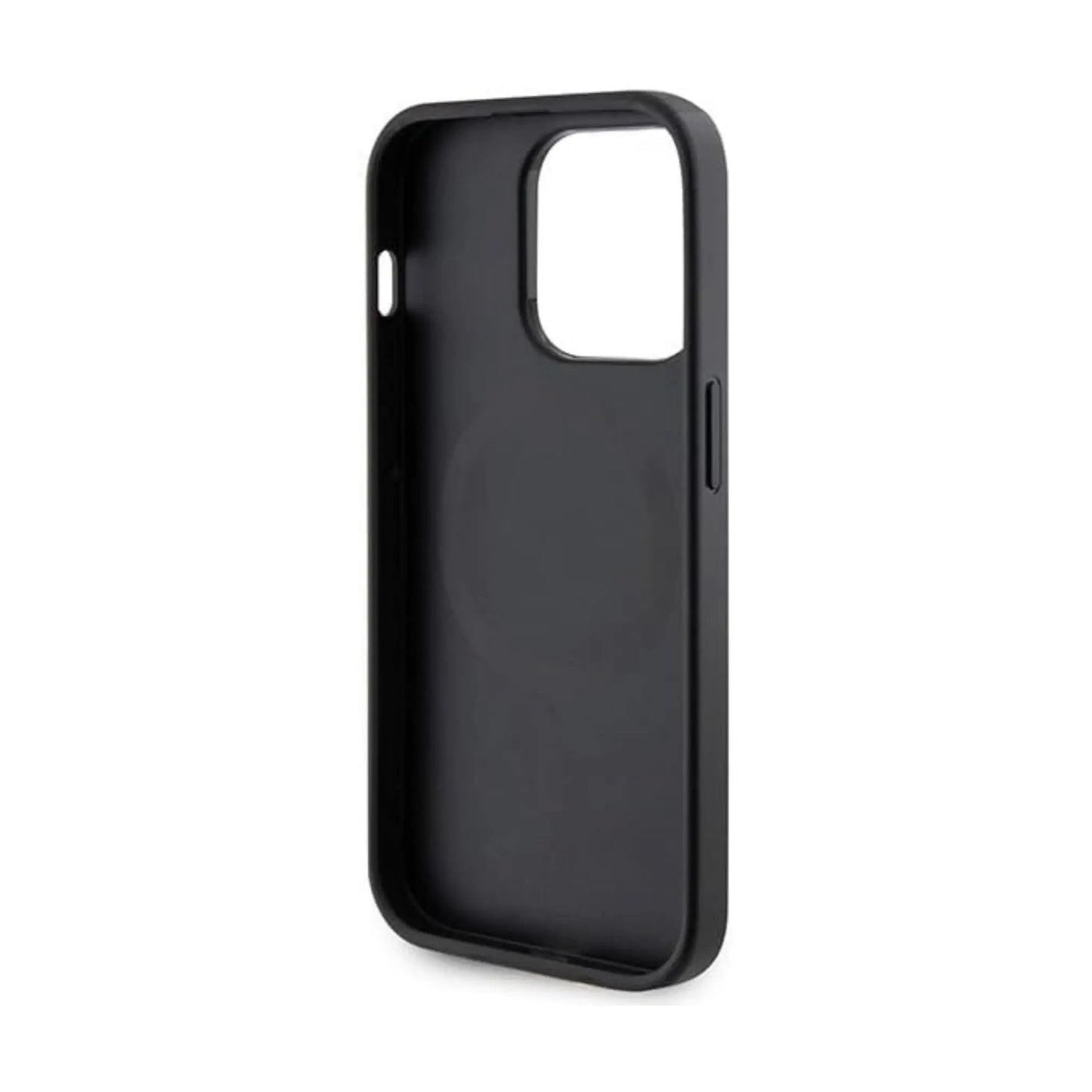Guess Saffiano Für Magsafe Schwarz - iPhone 15 Pro