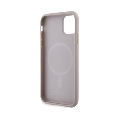 Guess GUHMN61PSAHMCP Saffiano Für Magsafe Rosa - iPhone 11 / XR