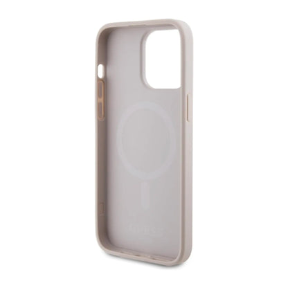 Guess Saffiano Hardcase, Pink - iPhone 15 Pro Max