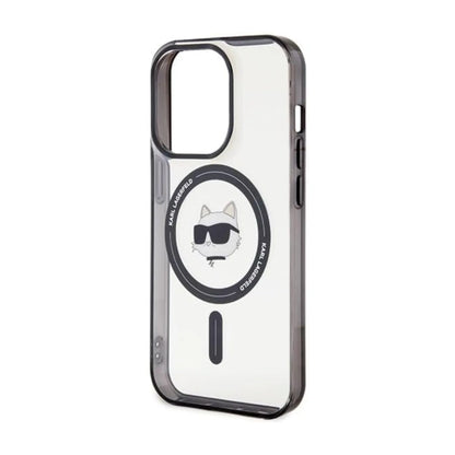 Karl Lagerfeld Hülle KLHMP15XHCHNOTK IML Choupette’s Head MagSafe Transparent – iPhone 15 Pro Max