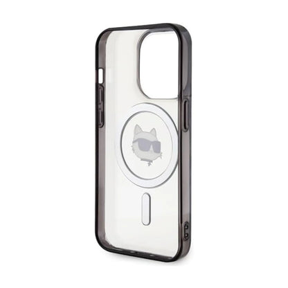 Karl Lagerfeld Hülle KLHMP15XHCHNOTK IML Choupette’s Head MagSafe Transparent – iPhone 15 Pro Max