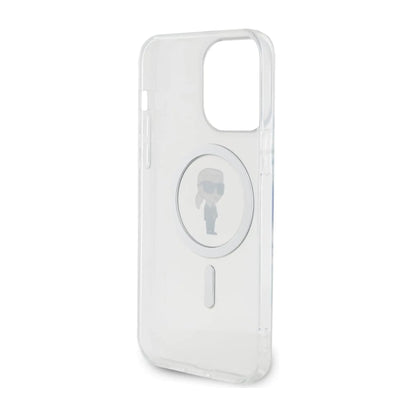 Karl Lagerfeld Ikonik IML MagSafe Case, Transparent – iPhone 15 Pro