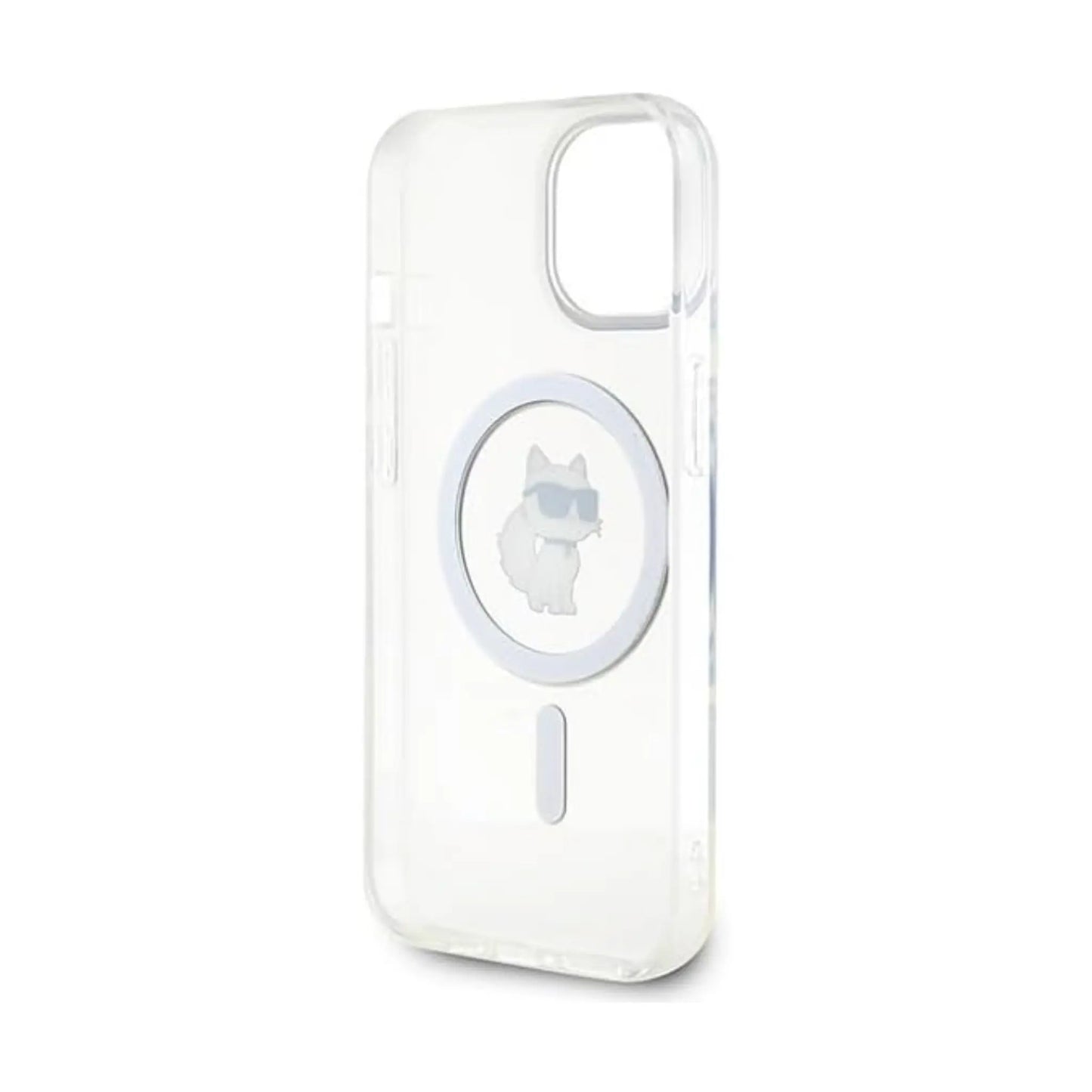 Karl Lagerfeld Hülle IML MagSafe Choupette Sitzend Transparent – iPhone 15