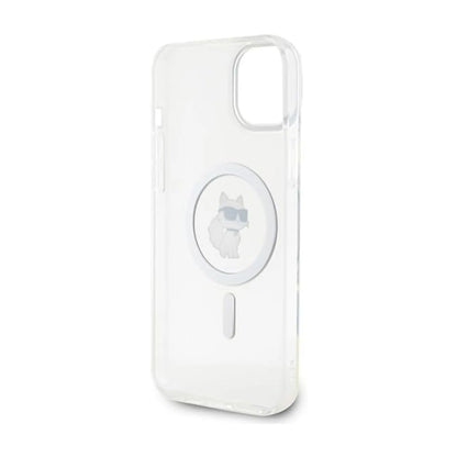 Karl Lagerfeld Hülle IML Choupette MagSafe Transparent – iPhone 15 Plus
