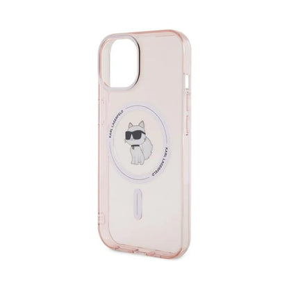 Karl Lagerfeld IML Choupette MagSafe Case, Pink – iPhone 15