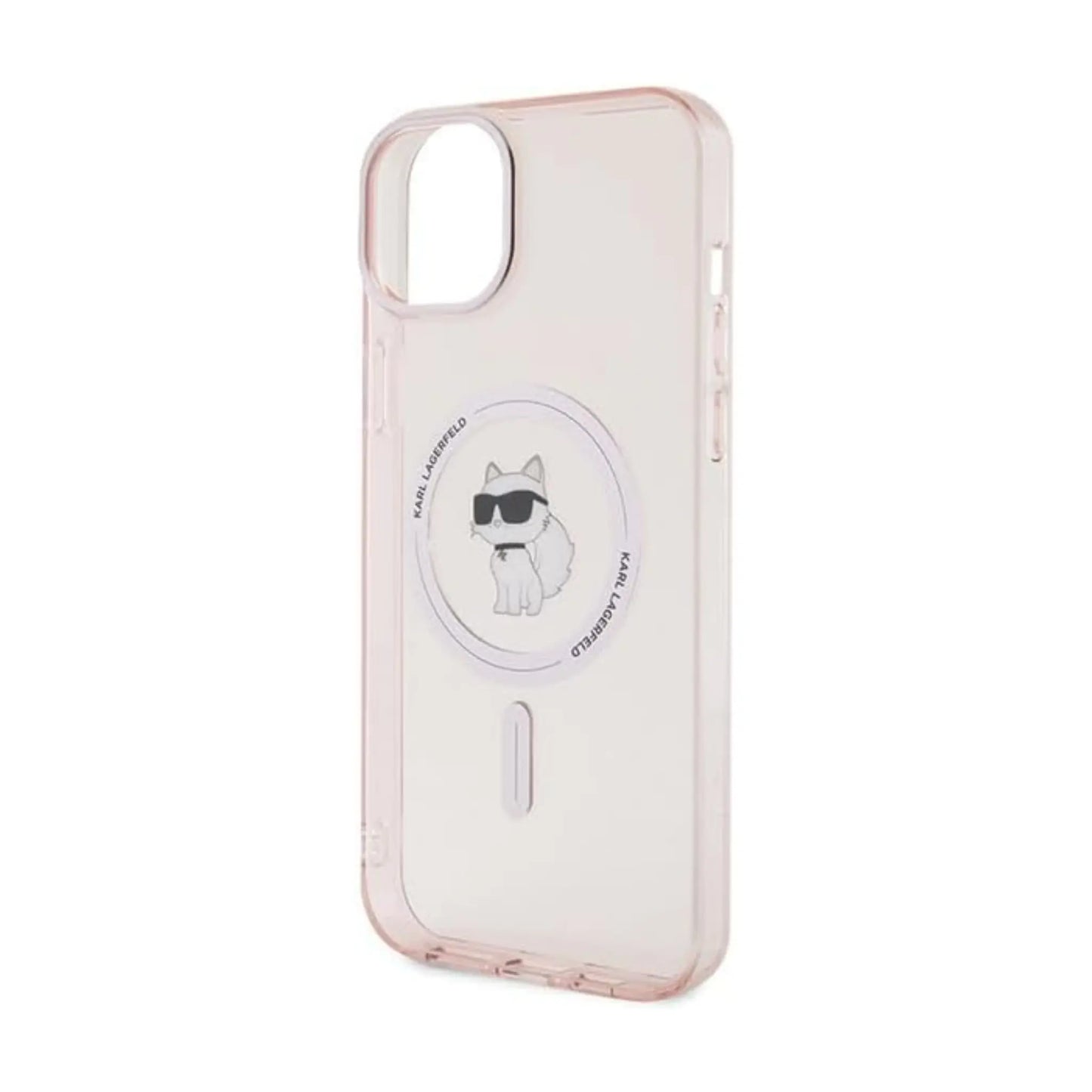 Karl Lagerfeld IML Choupette MagSafe Case, Pink - iPhone 15 Plus