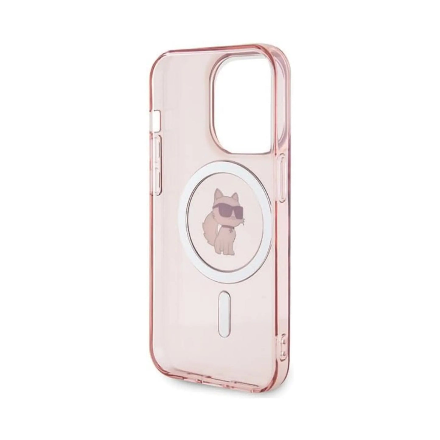 Karl Lagerfeld IML Choupette MagSafe Case, Pink - iPhone 15 Pro