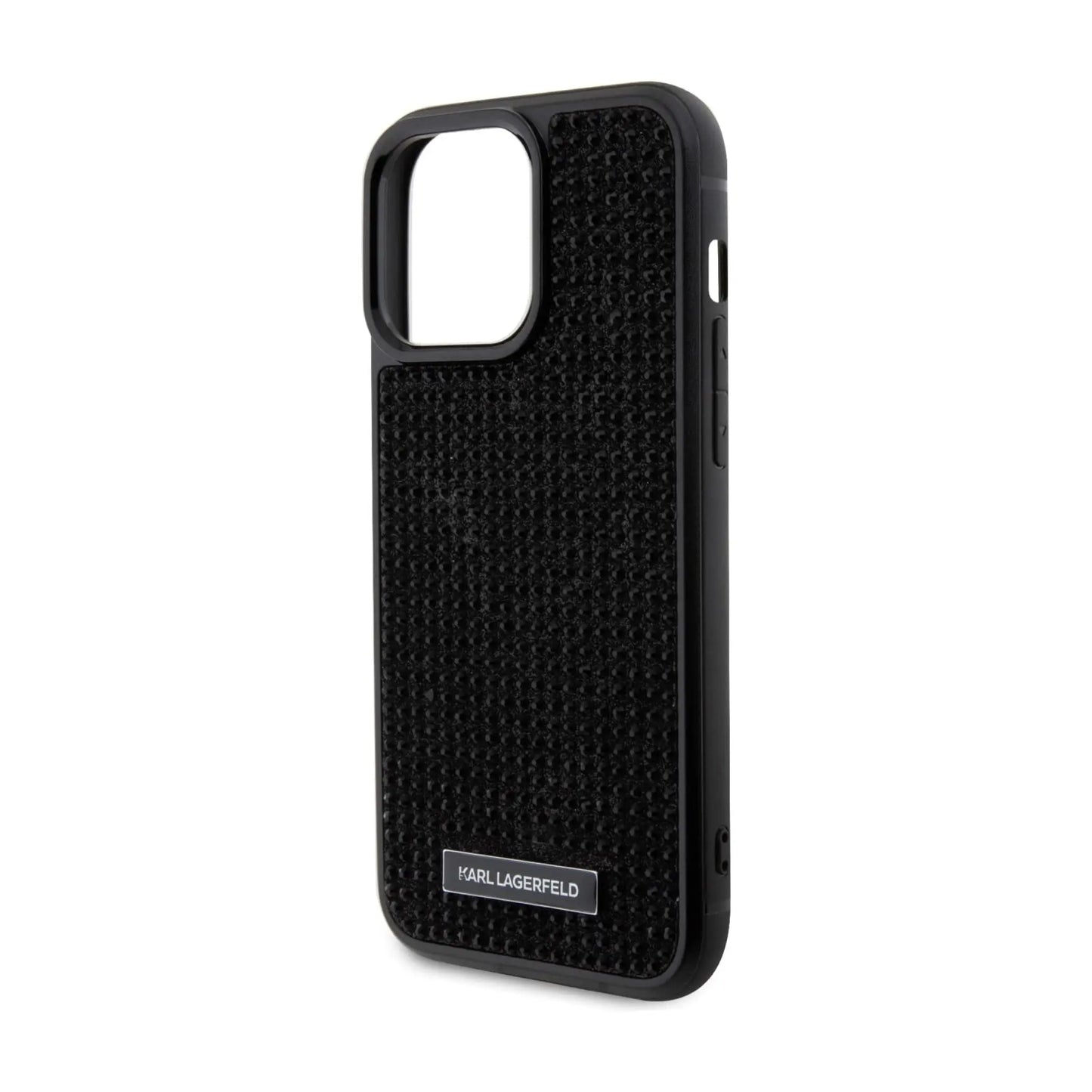 Karl Lagerfeld Case KLHCP15XHDSPLK, Schwarz - iPhone 15 Pro Max