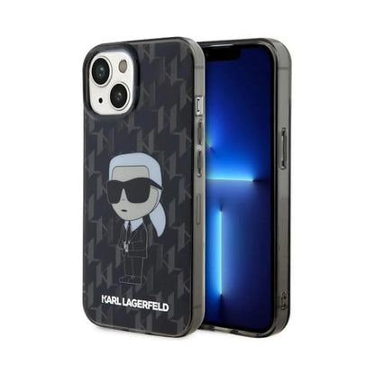 Karl Lagerfeld Hülle Hardcase Ikonik Monogram Schwarz – iPhone 15