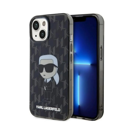Karl Lagerfeld Hülle Hardcase Ikonik Monogram Schwarz – iPhone 15