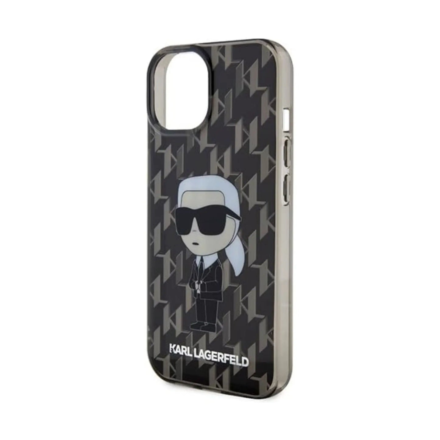 Karl Lagerfeld Hülle Hardcase Ikonik Monogram Schwarz – iPhone 15