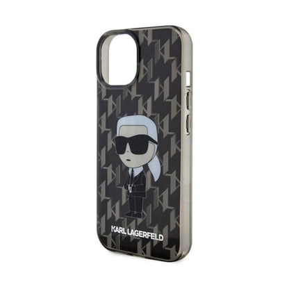 Karl Lagerfeld Hülle Hardcase Ikonik Monogram Schwarz – iPhone 15