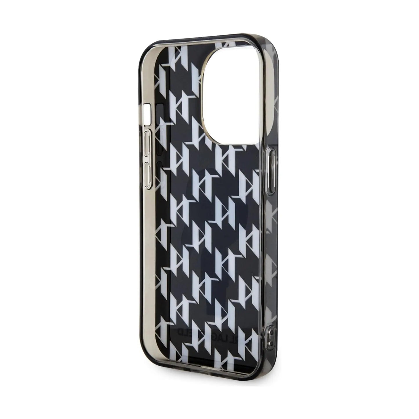 Karl Lagerfeld TPU Hardcase Ikonik Monogram Case, Schwarz - iPhone 15 Pro Max