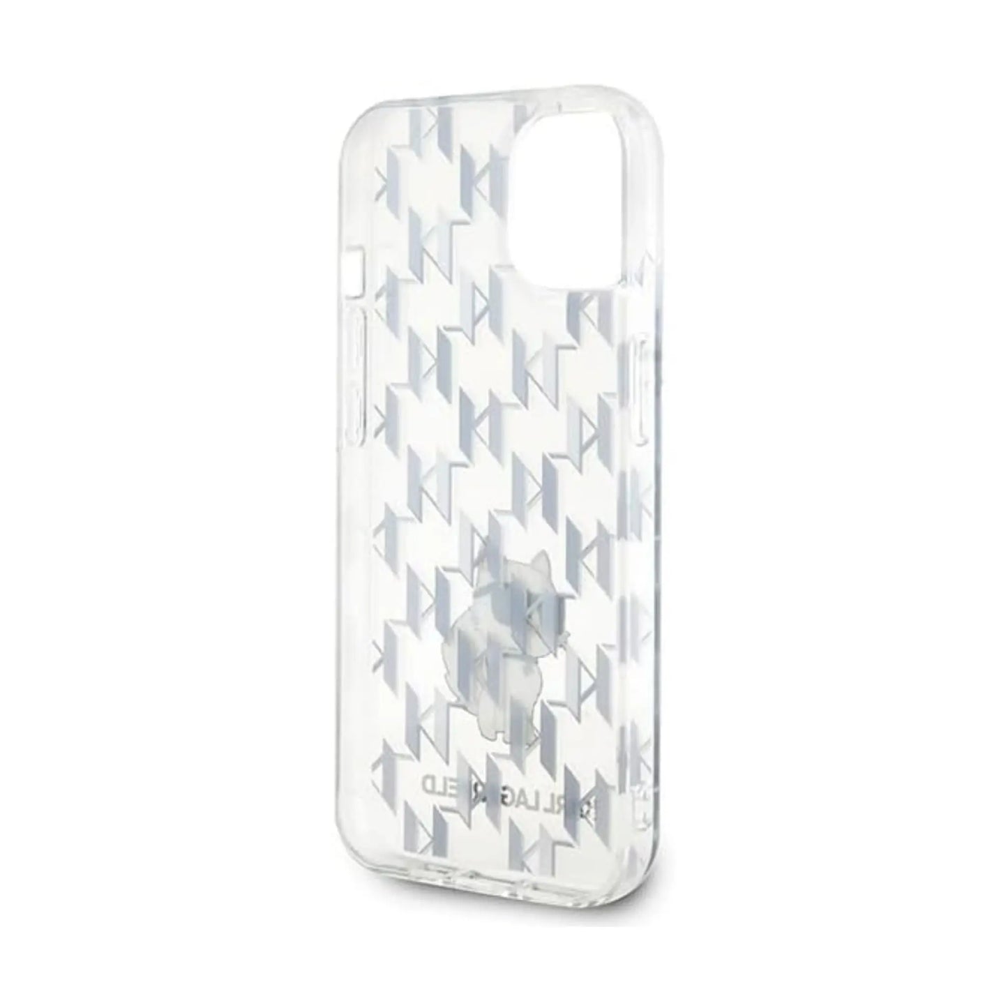 Karl Lagerfeld Hülle Monogram Choupette Transparent – iPhone 15