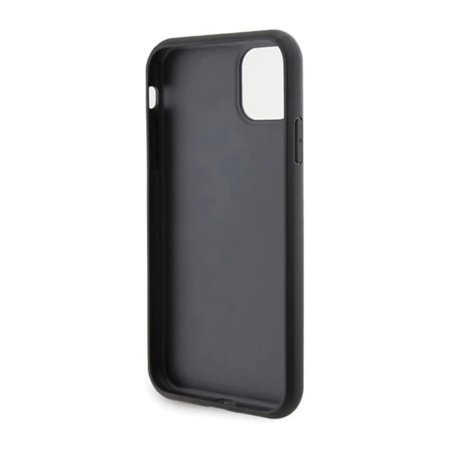 Karl Lagerfeld Gestepptes K-Muster Case, Schwarz - iPhone 11