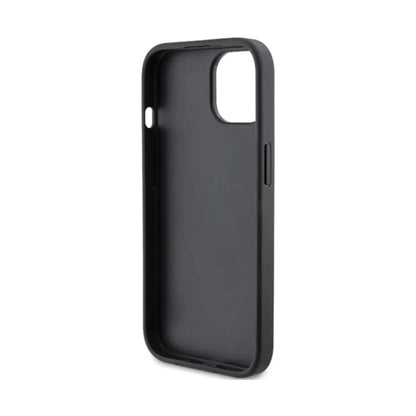 Karl Lagerfeld Gestepptes K-Muster Case, Schwarz - iPhone 15