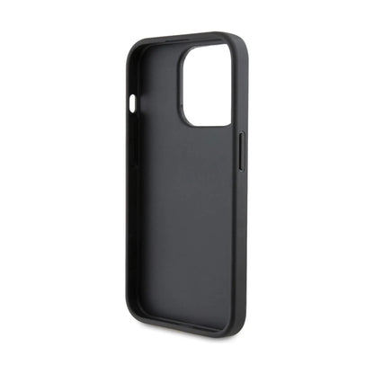 Karl Lagerfeld Saffiano Cardslot Backcover Case, Schwarz - iPhone 15 Pro