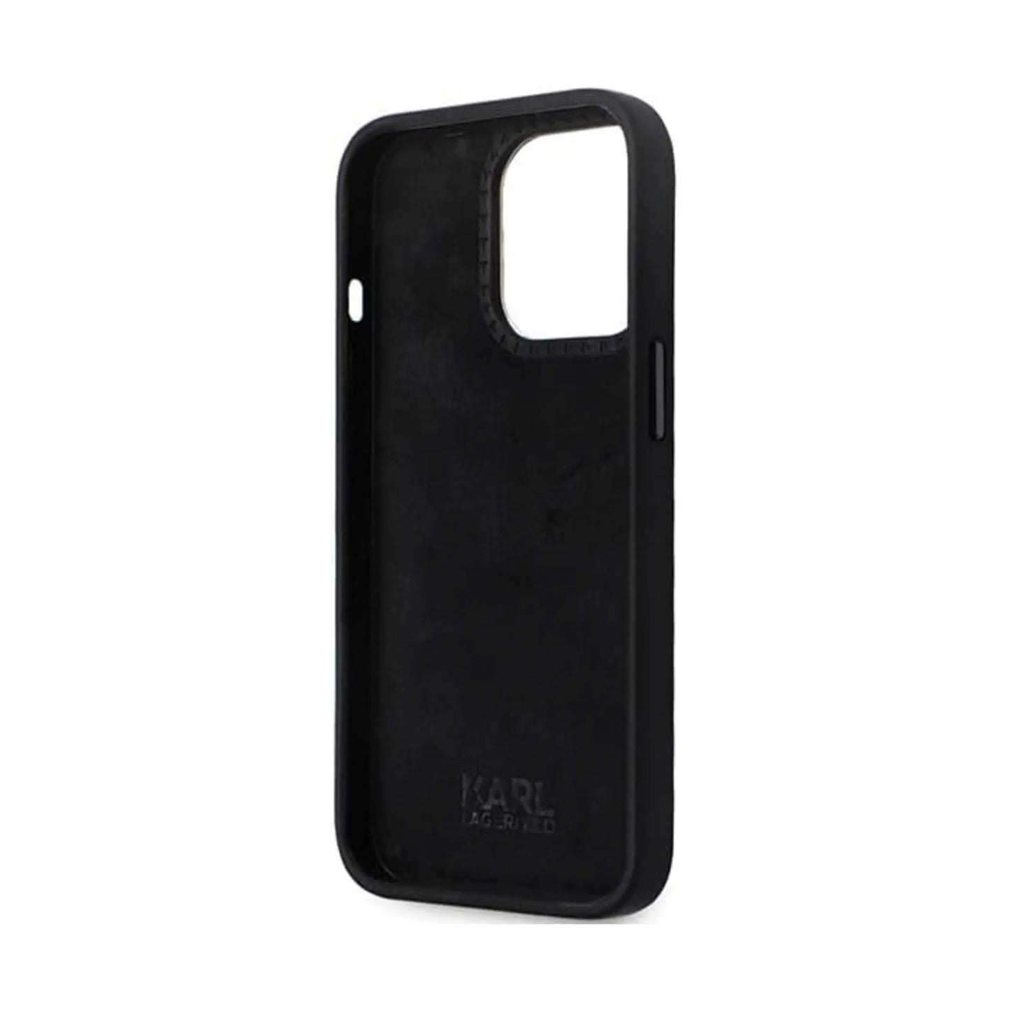 Karl Lagerfeld Case KLHCP13LSMHKNP, Schwarz - iPhone 13 / 13 Pro