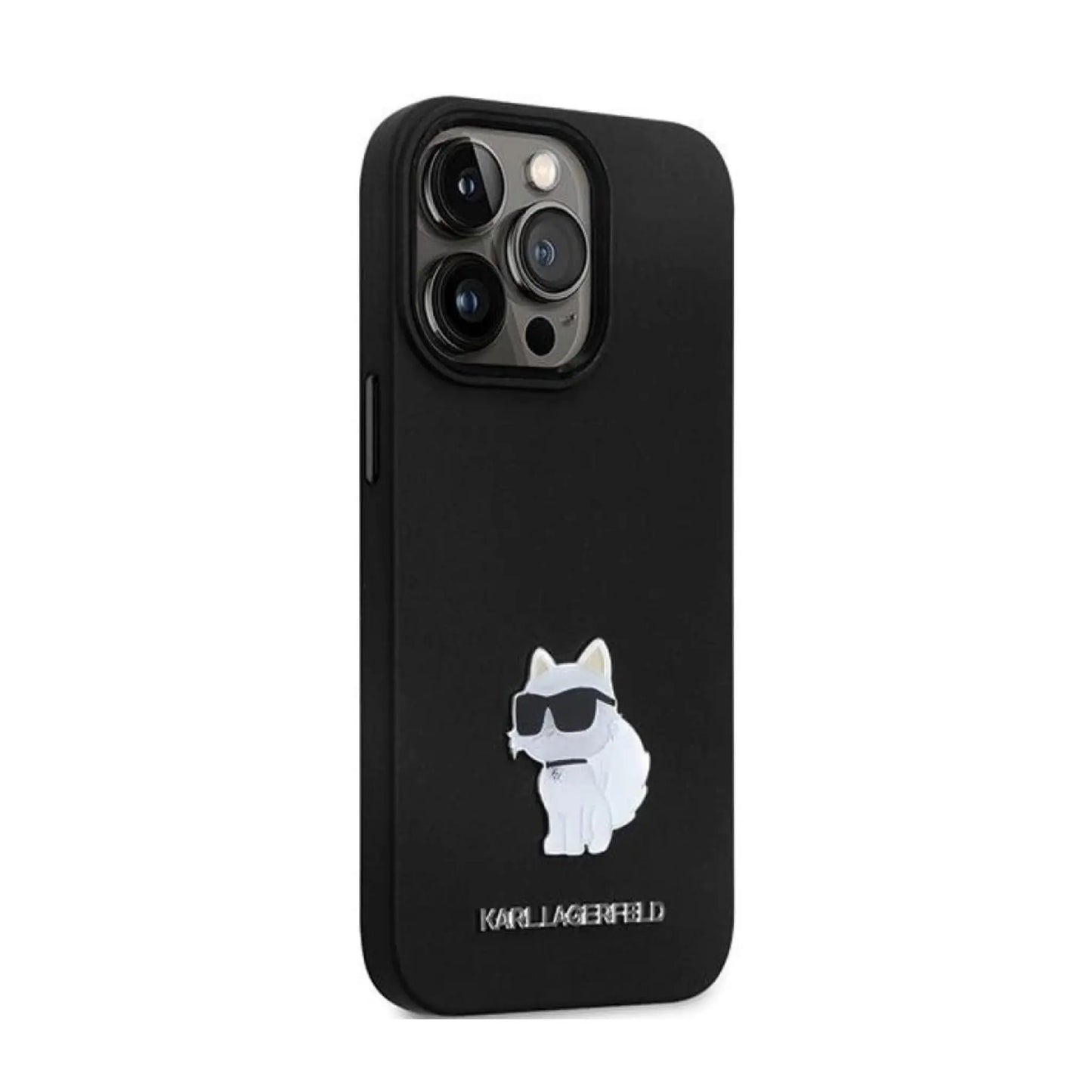 Karl Lagerfeld Silikon Case KLHCP13LSMHCNPK, Schwarz - iPhone 13 / 13 Pro