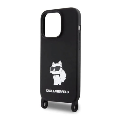 Karl Lagerfeld Case KLHCP15XSCBSCNK, Schwarz - iPhone 15 Pro Max