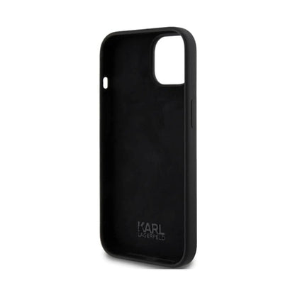 Karl Lagerfeld Karl Script Logo Backcover Case, Schwarz - iPhone 15