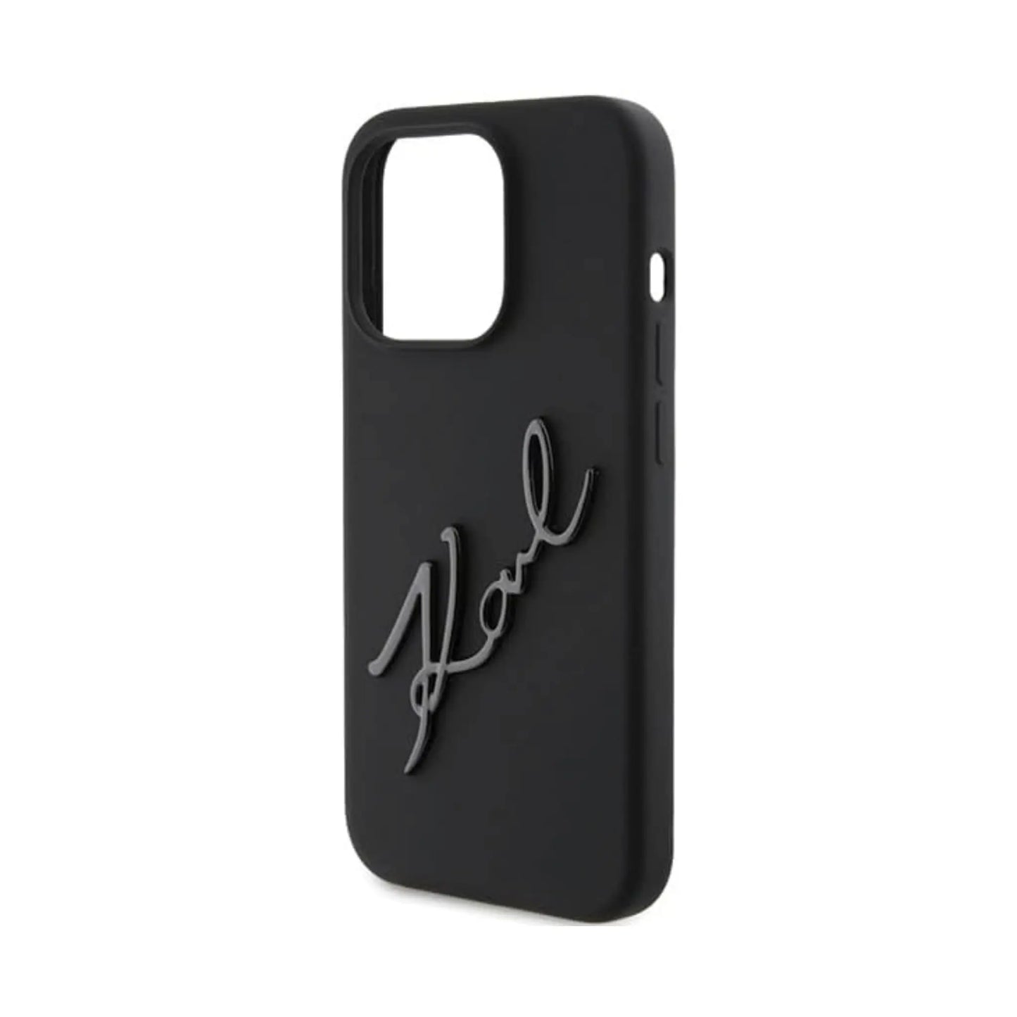 Karl Lagerfeld Karl Script Backcover Case, Schwarz - iPhone 15 Pro Max