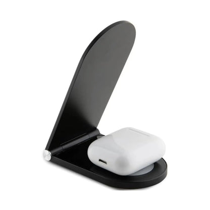 Mercedes Ladegerät Silver Stars MagSafe 2-in-1 15W Schwarz