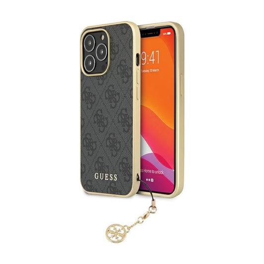 Guess 4G Charms Hülle Grau – iPhone 14 Pro