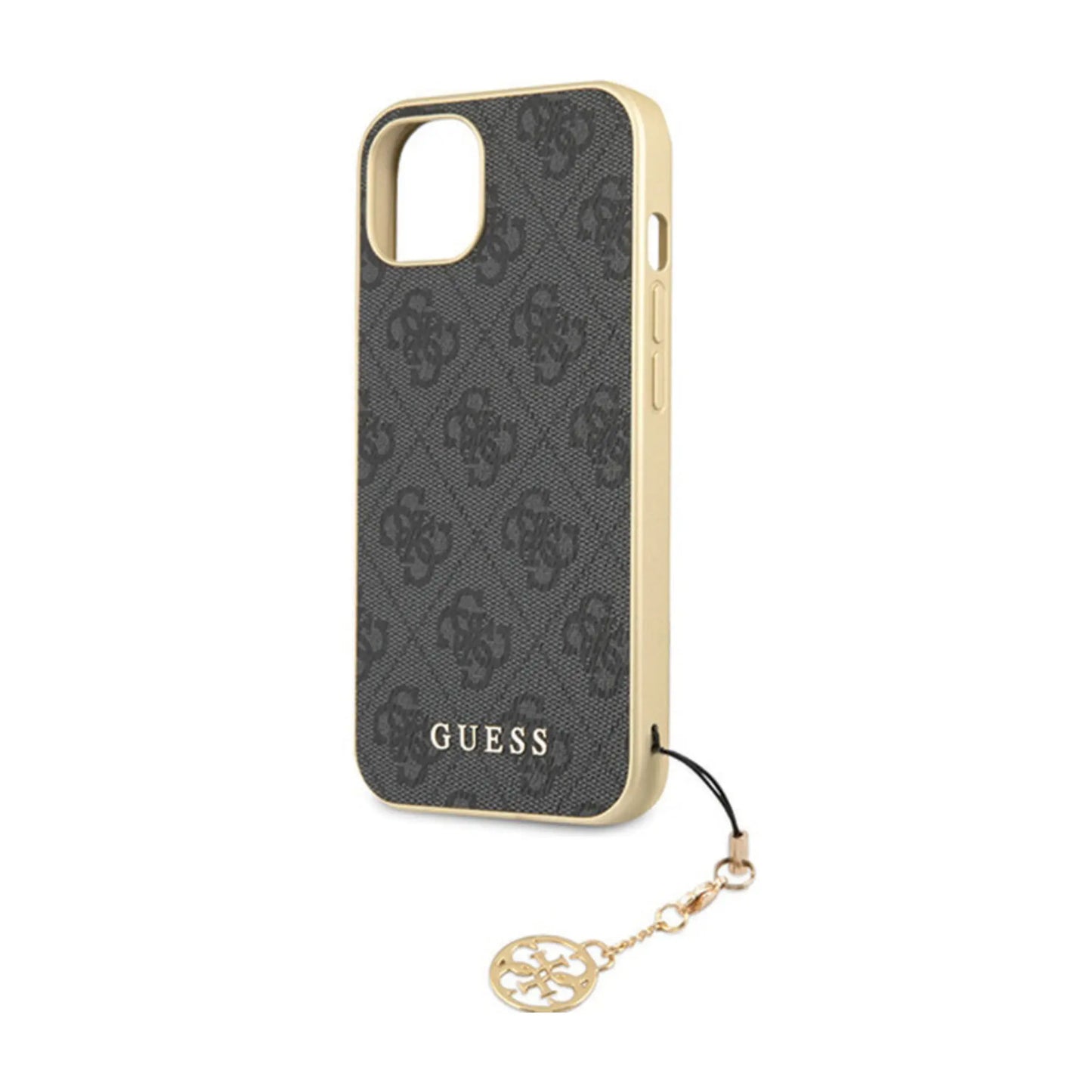 Guess Hülle 4G Charms Collection Grau – iPhone 14
