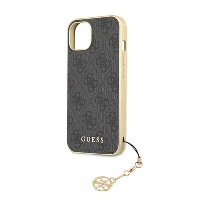 Guess Hülle 4G Charms Collection Grau – iPhone 14