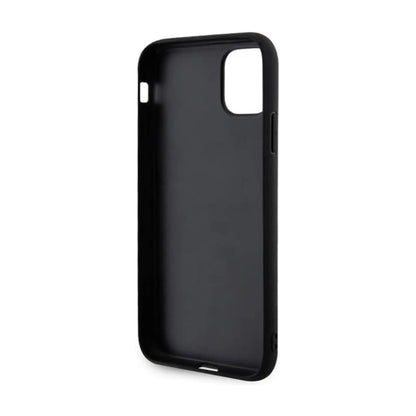 Karl Lagerfeld Monogramm 3D-Muster Case, Schwarz - iPhone 11