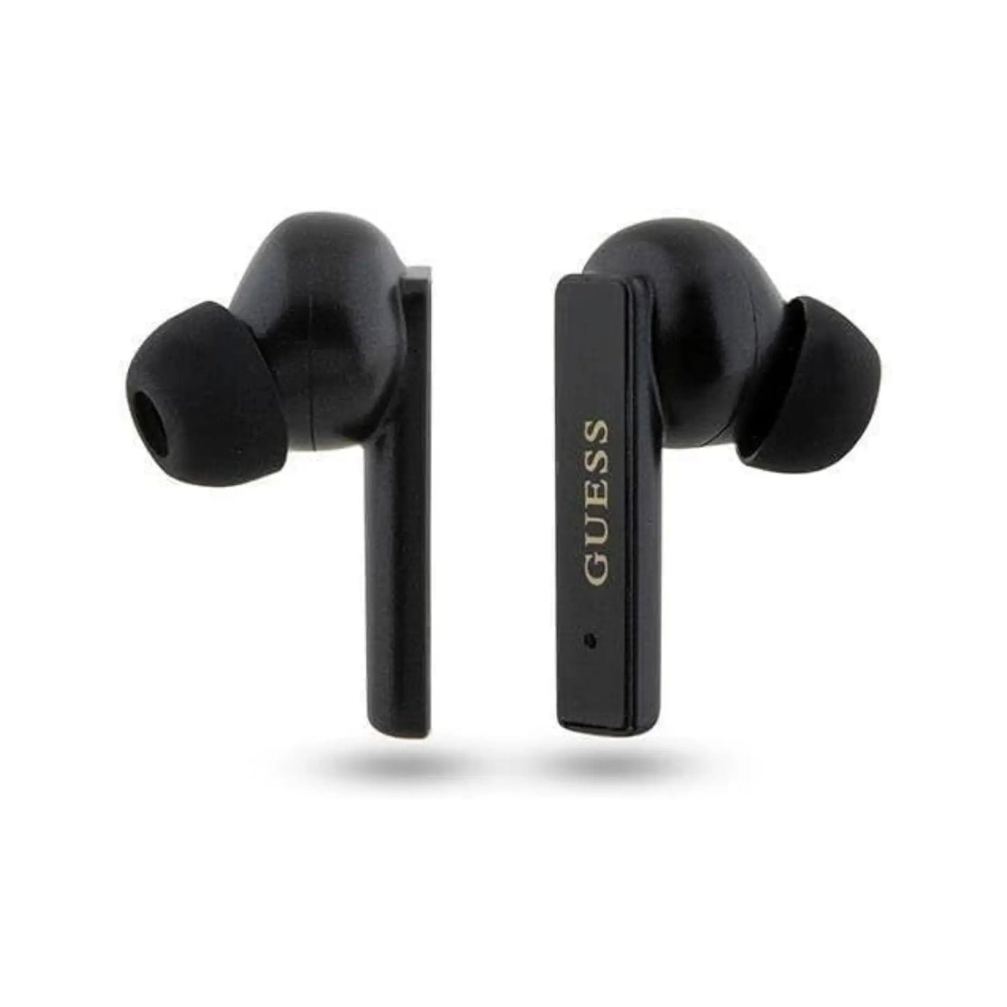 Guess Printed Logo Bluetooth TWS Kopfhörer mit Ladeetui - Schwarz
