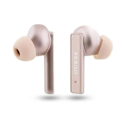 Guess GUTWSSU20ALEGP Bluetooth TWS Kopfhörer mit Dockingstation – Rosa Gold