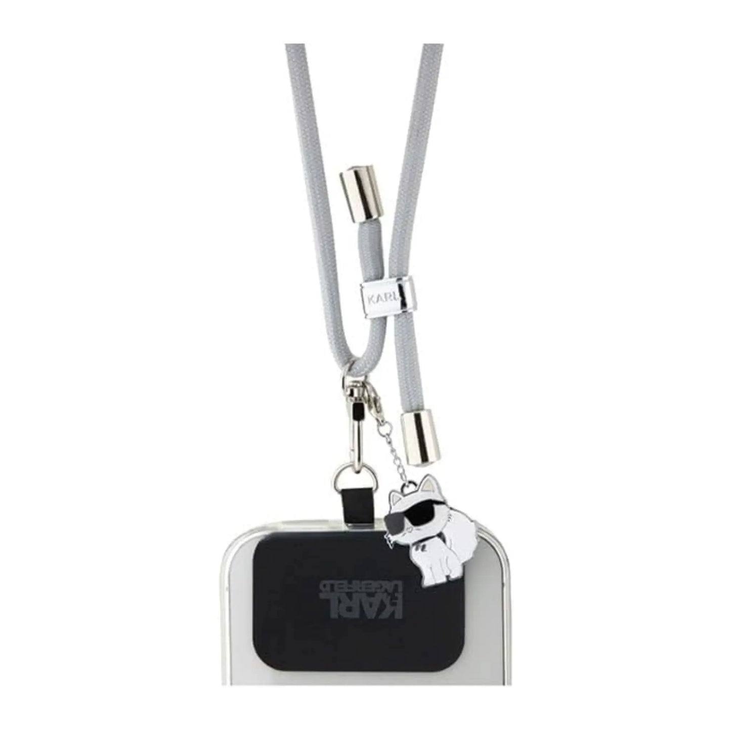 Karl Lagerfeld CBDY Cord, Grau – Universal Phone Strap
