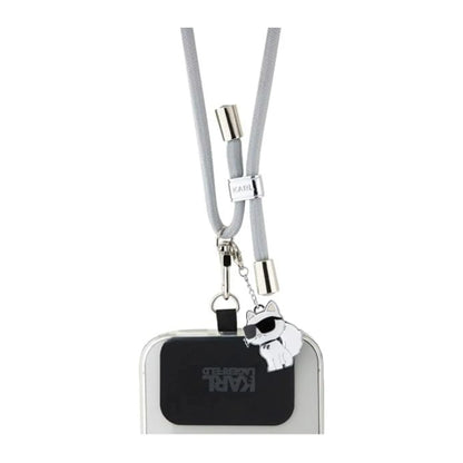 Karl Lagerfeld CBDY Cord, Grau – Universal Phone Strap