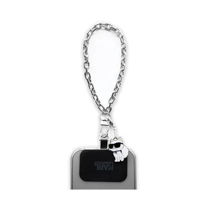 Karl Lagerfeld Choupette Telefon-Anhänger - Silber