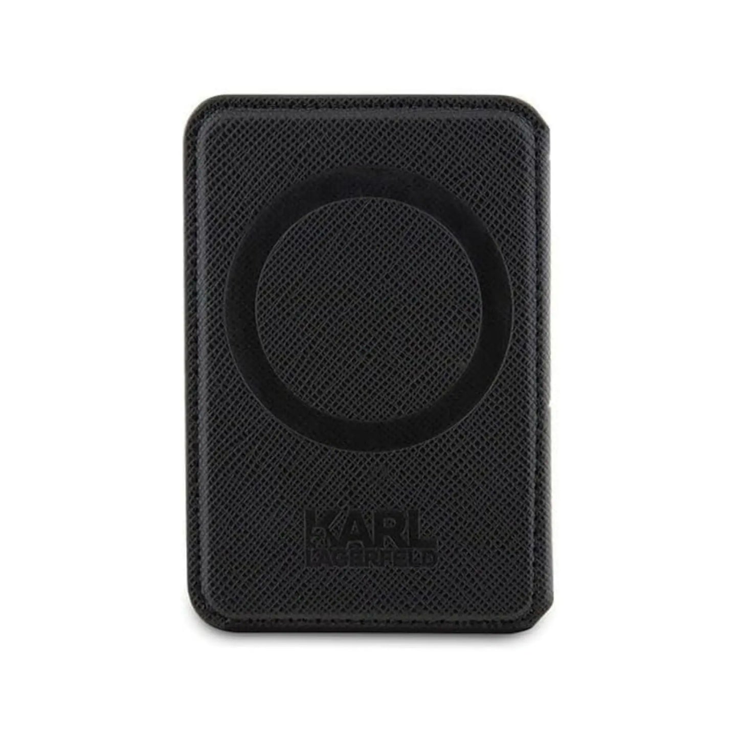 Karl Lagerfeld Wallet KLWMSPSAKHCK Saffiano Monogram Choupette MagSafe Schwarz – Für iPhone