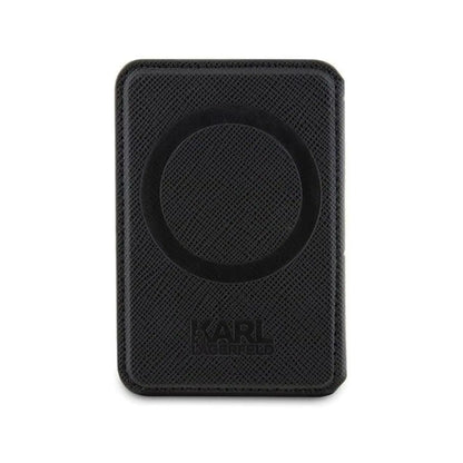 Karl Lagerfeld Wallet KLWMSPSAKHCK Saffiano Monogram Choupette MagSafe Schwarz – Für iPhone