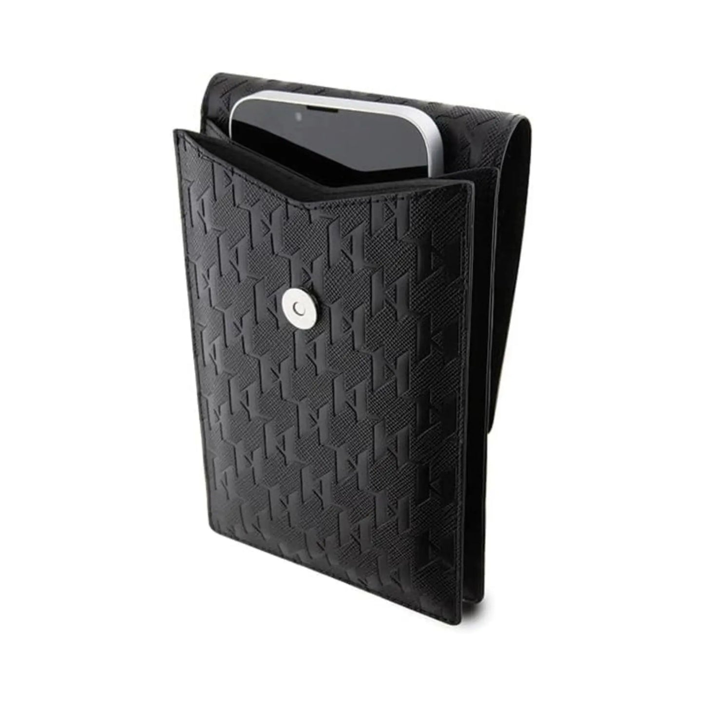 Karl Lagerfeld Tasche Saffiano Monogram Choupette Wallet Schwarz – Für Smartphone
